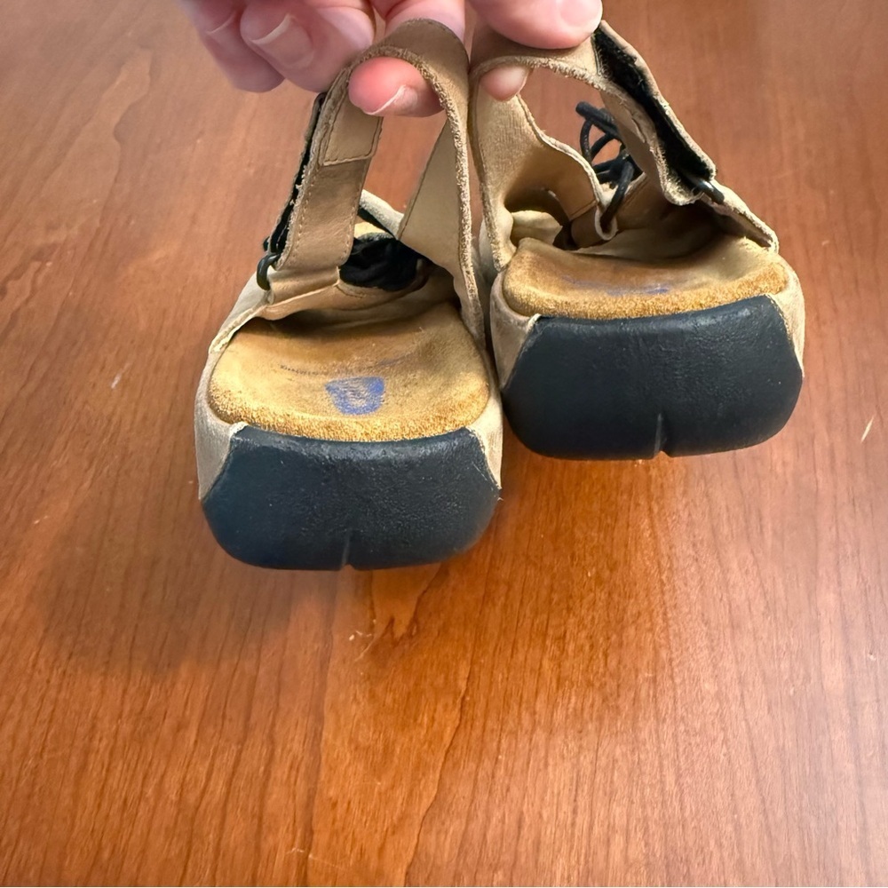Women's Wolky Tan Leather Sandals size 39 - Picture 4 of 6